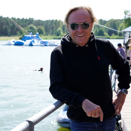 Antenne-Brandenburg-Feature am Bernsteinsee mit Geschäftsführer Tobias Tuchlenski